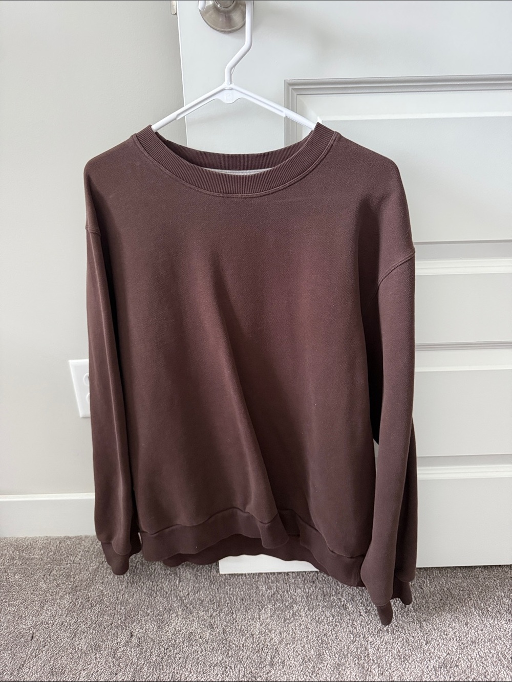 lululemon athletica Men's Crewneck Sweater - Dark Brown